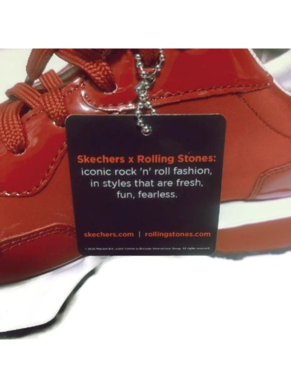 Skechers Rolling Stones Upper Cut Neo Jogger RS Lick Sneakers Womens Size 9.5 - Picture 9 of 10